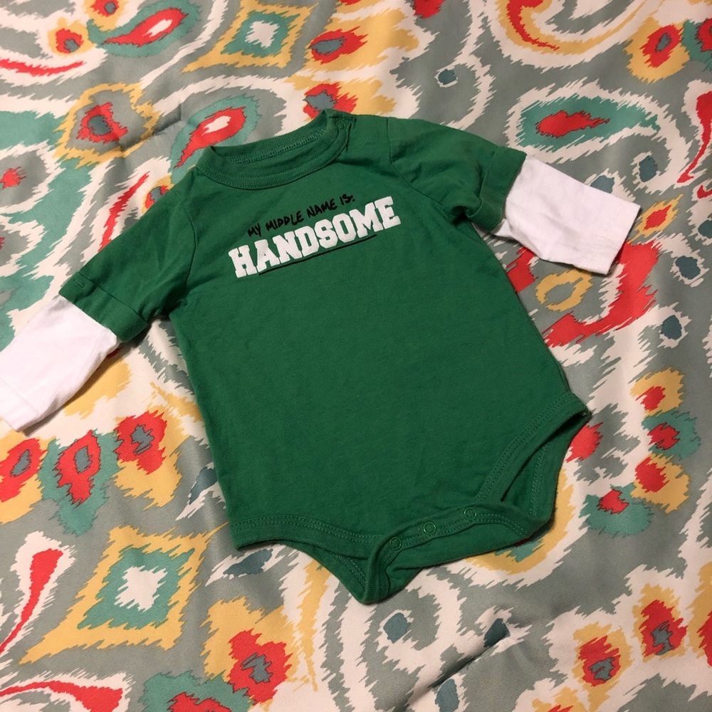 Circo handsome long sleeve onesie shirt newborn